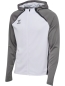 Preview: Kinder Hummel Lead 2.0 Kapuzen Trainingsjacke - White/Steel gray